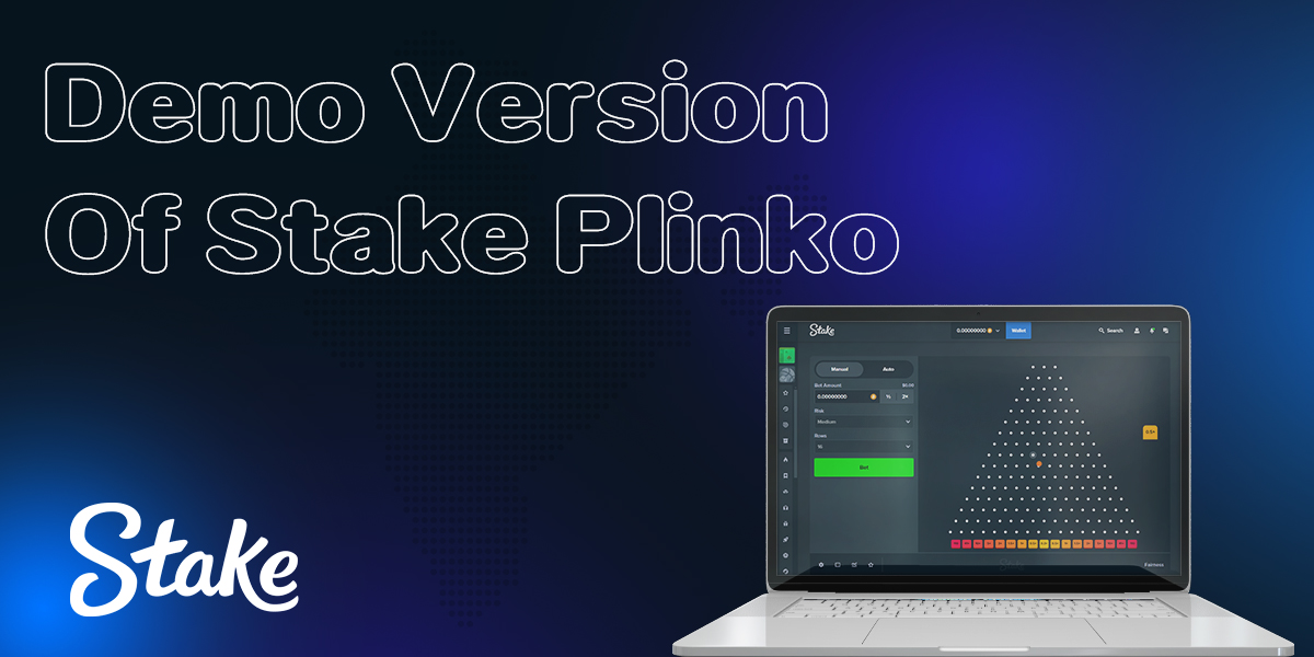 Features of the demo version of the Plinko game at Stake casino india