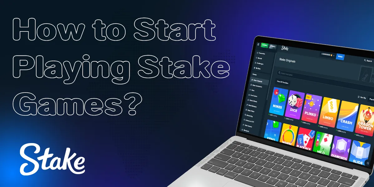 How to start playing Stake games for users from India