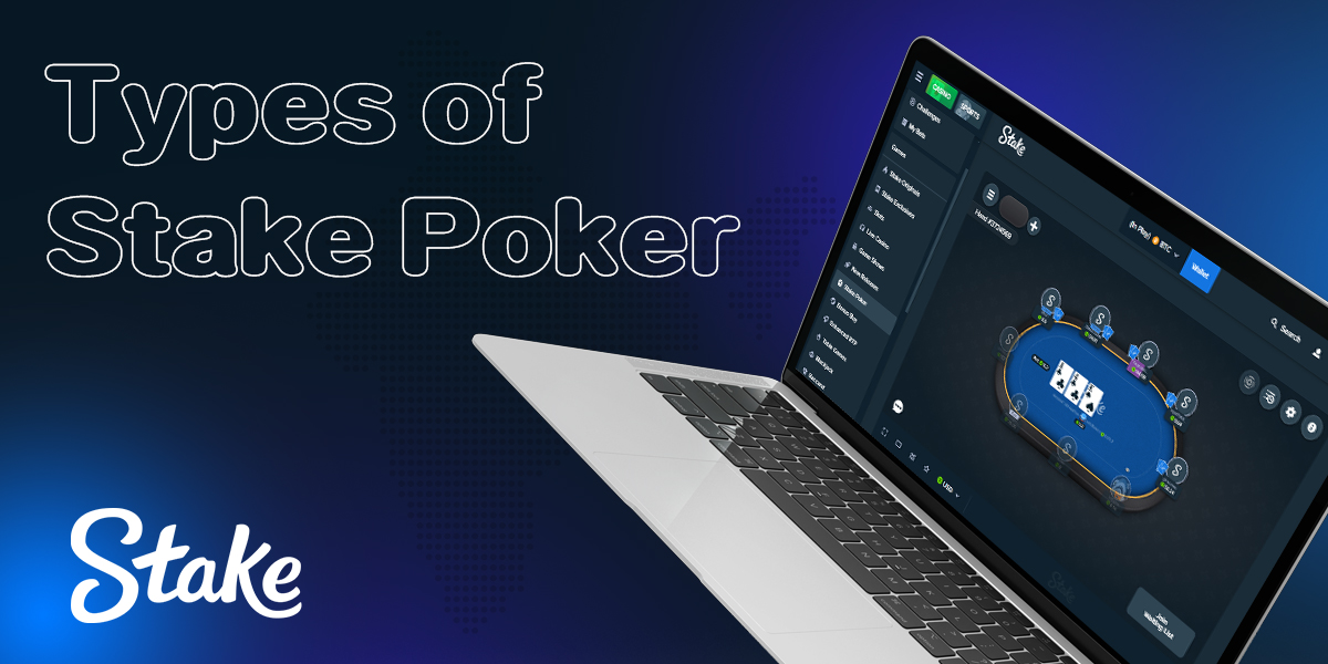 Types of poker available at Stake India online casino