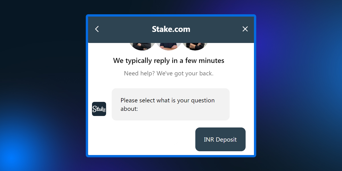 how to contact stake support step 5