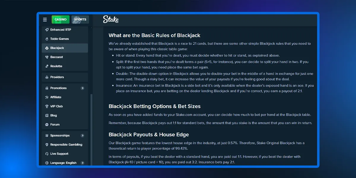 how to start playing blackjack step 7